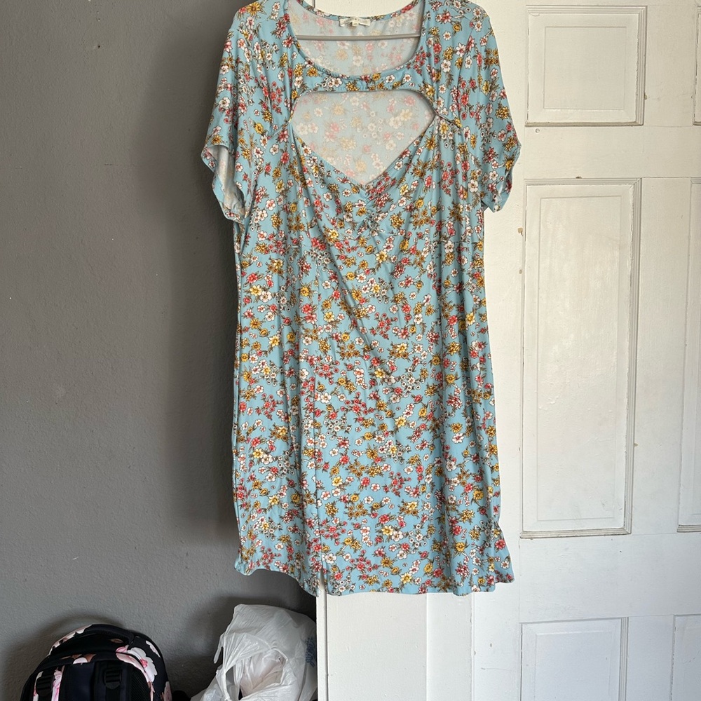 Floral Blue dress